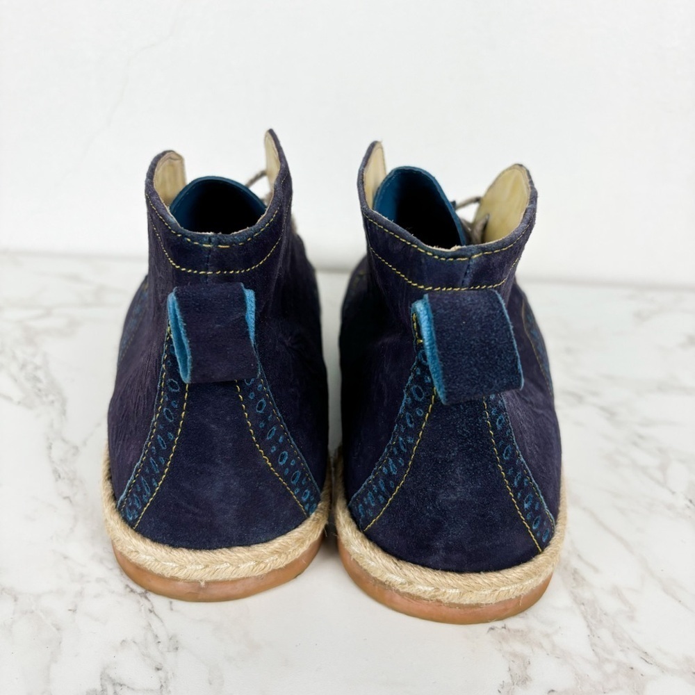Robert Graham Men's Navy Blur Kamiko Chukka Boot Sz 12 - Picture 7 of 12